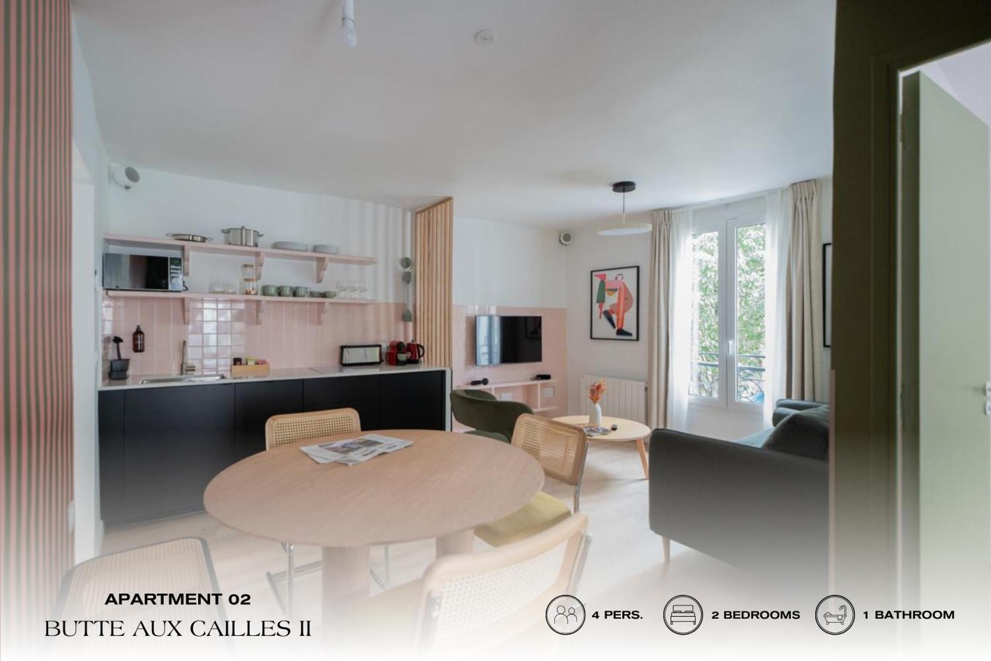 Apartamento Beauquartier - Butte Aux Cailles II París Exterior foto